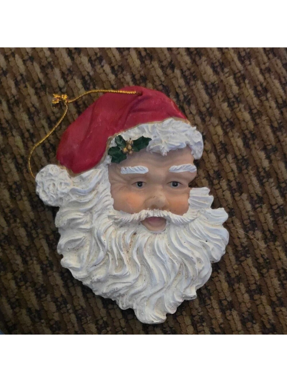 Vintage Santa Christmas ornament